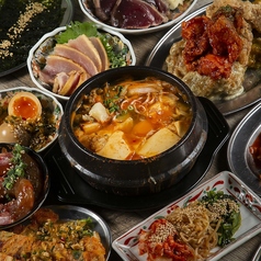 【喫煙可・居酒屋】韓国大衆酒場 手仕込焼売 飲み放題 屋台酒場バッテン神田西口店のコース写真