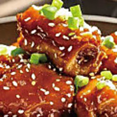 甘酢あんかけのスペアリブ