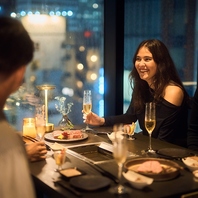 ■上質な大人空間は大切な日のお食事やデートにも