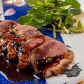 料理メニュー写真&nbsp;京鴨胸肉のグリル　山椒バルサミコ醤油