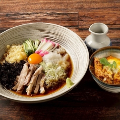 冷やしたぬきとミニカツ丼セット