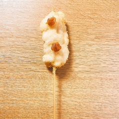 ハモ串カツ梅肉のせ