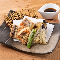 鰻と野菜の天麩羅