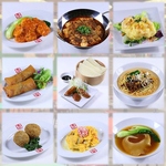 前菜からデザートまで揃う豊富なメニューはどれも逸品！春巻きや餃子などの点心は全て皮から手作り◎