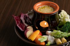 路地物野菜のバーニャカウダ