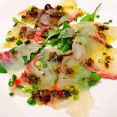 真鯛のカルパッチョ