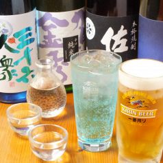 飲み放題は単品でもコースでも♪