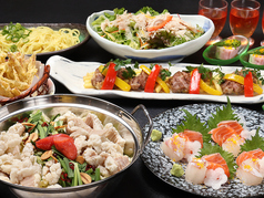 イロ鶏ドリのコース写真