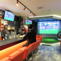 一人で観戦可能