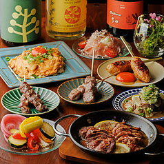 鶏とRAMのコース写真