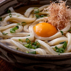 自家製出汁月見うどん