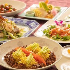 中国料理 マンダリンキャップ ウィシュトンホテル ユーカリのコース写真