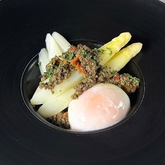 ホワイトアスパラのポシェ