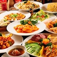 中華料理の定番料理から、知識と経験豊富な中国人料理長が創る、素材の旨みを生かした逸品料理を多数ご用意しております。日本酒や焼酎のお供にも最適な味付けでご提供！宴会コースにも惜しみなく料理をご提供。少人数～団体様まで個室席でお楽しみ頂けます！