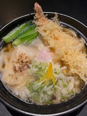 醤油だし　鍋焼きうどん （並）