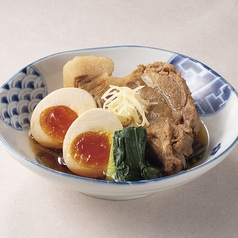 豚角煮と味玉