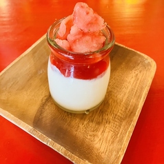 苺ミルクプリン