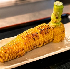 「トウモロコシのかき揚げ」「炭火トウモロコシ焼き」