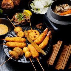 串カツ、焼き鳥以外も様々なおつまみをご用意してます!