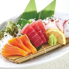 本日入荷旬のお造り（3点）