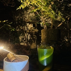 抹茶ジントニック