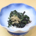料理メニュー写真&nbsp;ほうれん草部麻よごし(黒ゴマ和え)