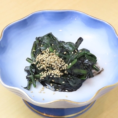ほうれん草部麻よごし(黒ゴマ和え)