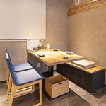 少人数がゆったりと寛げるお席もご用意しております♪友人や恋人、家族とのお食事会にぴったりです！