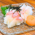 料理メニュー写真&nbsp;真鯛のユッケ