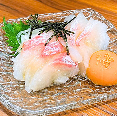 真鯛のユッケ