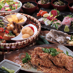 うまい肴と鶏焼酒家 六方 はちべいのコース写真