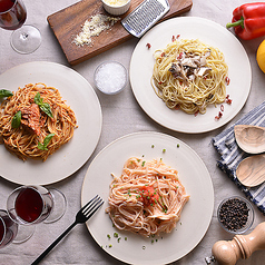 しめじとベーコンのペペロンチーノ