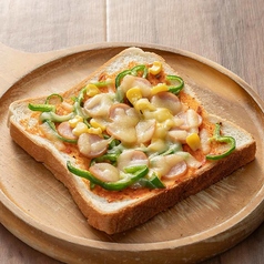 夏野菜のピザ風トースト