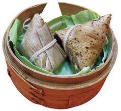 フカヒレ蒸し餃子(3ケ)/中華ちまき(2ケ)