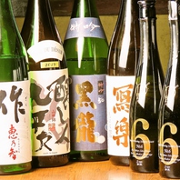 和牛のお供に高品質日本酒、焼酎を