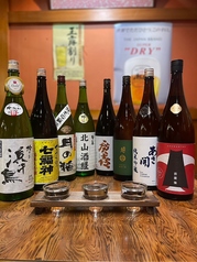 当月限定　日本酒飲み比べ