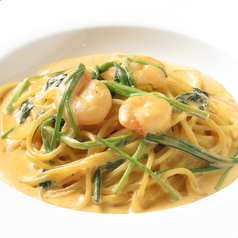 海老のアメリケーヌパスタ