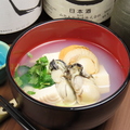 料理メニュー写真 牡蠣と帆立の蒸し豆腐