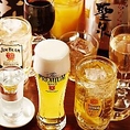 当店の飲み放題メニューはとっても豊富!!女性に大人気のサワーやカクテルはもちろんのこと、日本酒やハイボールまで充実のラインナップ。また日本酒にもこだわり、有名銘柄だけでなく、通の珍しい地酒も多数取り揃えております◎心行くまでたっぷりお愉しみ下さい。
