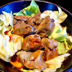 鶏レバーのスタミナ焼き