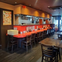 丁寧なサービスと、心地よい空間でお料理をどうぞ♪