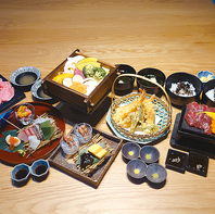 宴会に最適な全6種類のコース料理