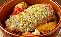 チキンの香草パン粉焼き