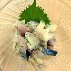 自家製燻製〆鯖&ガリ