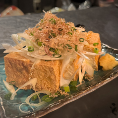厚揚げ薬味のせ