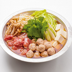 鶏とつくねのちゃんこ鍋 (うどん付き) 1人前