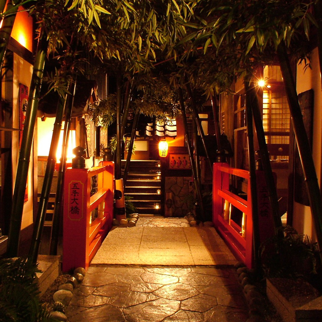 風情ある入口から足を一歩踏み入れ、いざ京都の世界へ…