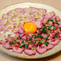 牛タンてっさ ユッケとネギ塩
