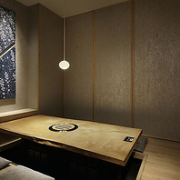 プライベート感を大切にしたお席をご用意しております。