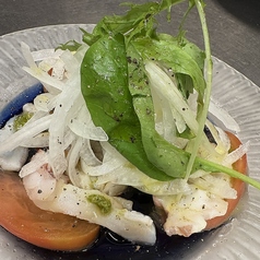 蛸のカルパッチョ